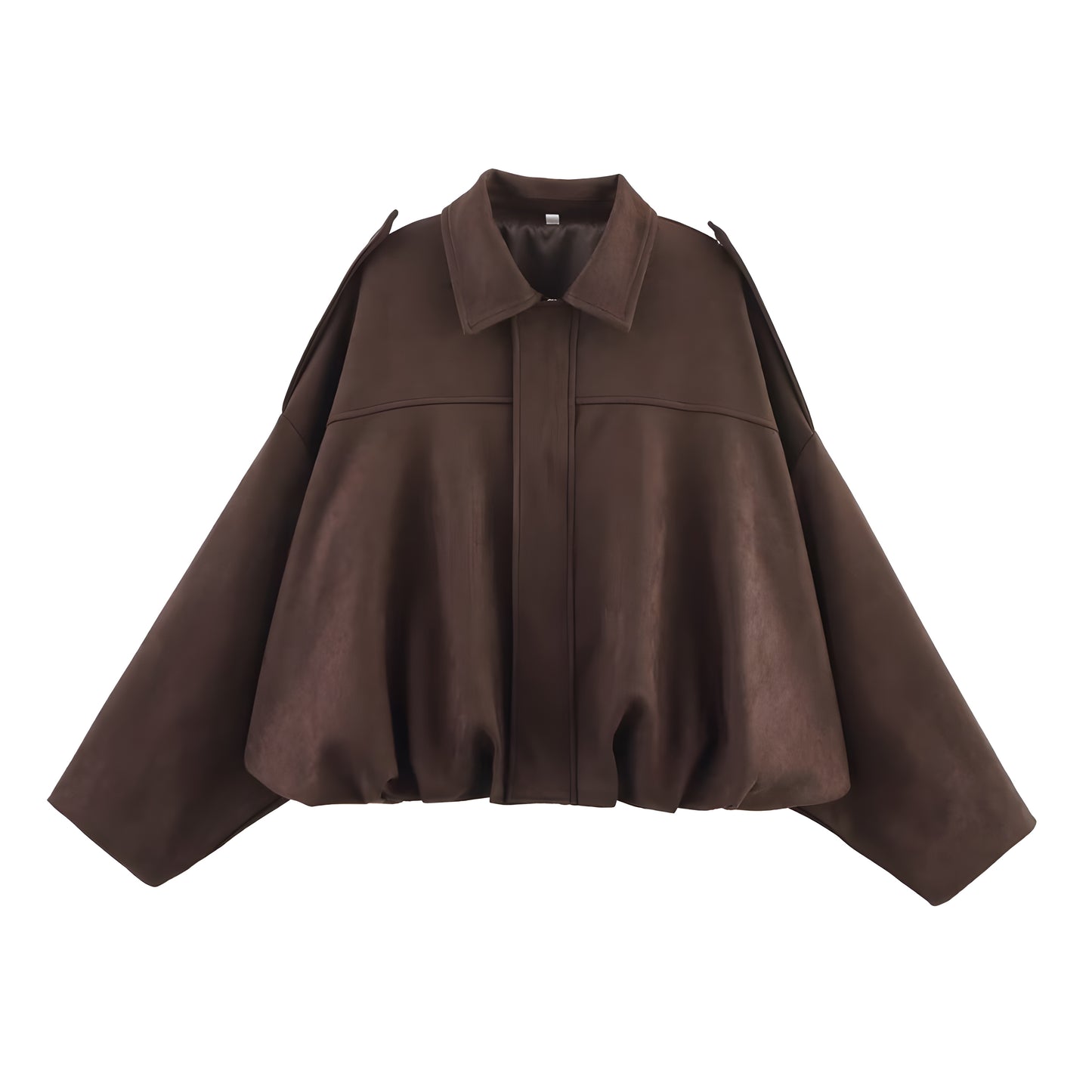 Suede bomber jacket